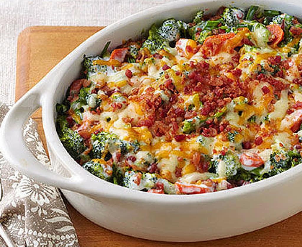 Easy 20 Minute Creamy Broccoli Bacon Bake Recipe Master Chef
